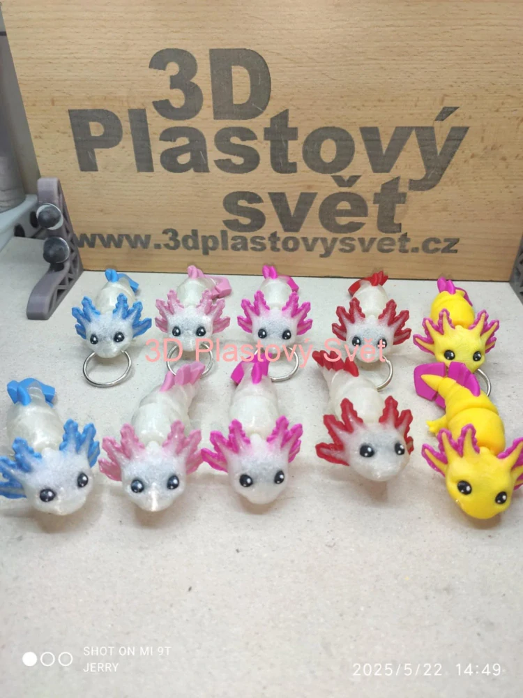 Malý Axolotl - postavička/klíčenka