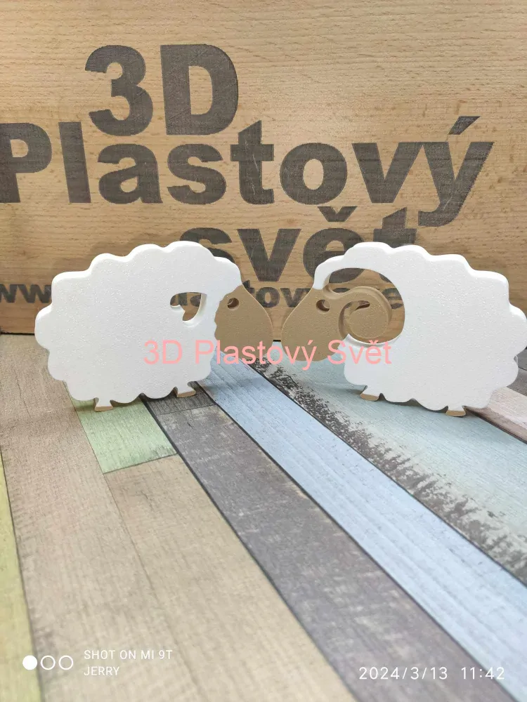 Beran a ovce - 2D postavičky