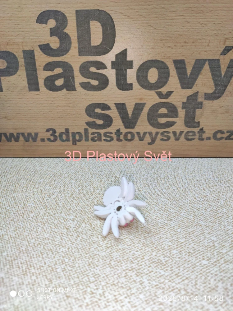 Malý pavouček s dezertem - magnetka