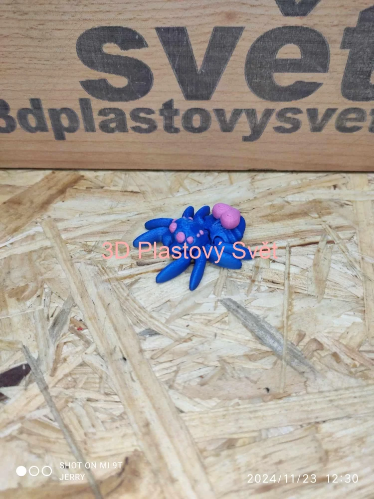 Malý pavouček se srdíčkem - postavička
