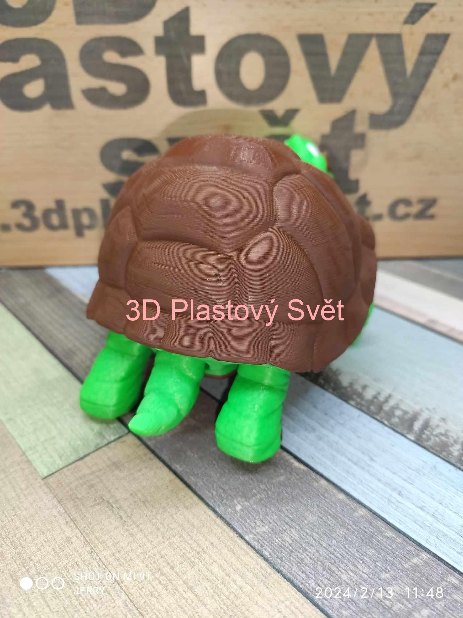 Želva - hýbací - barevný