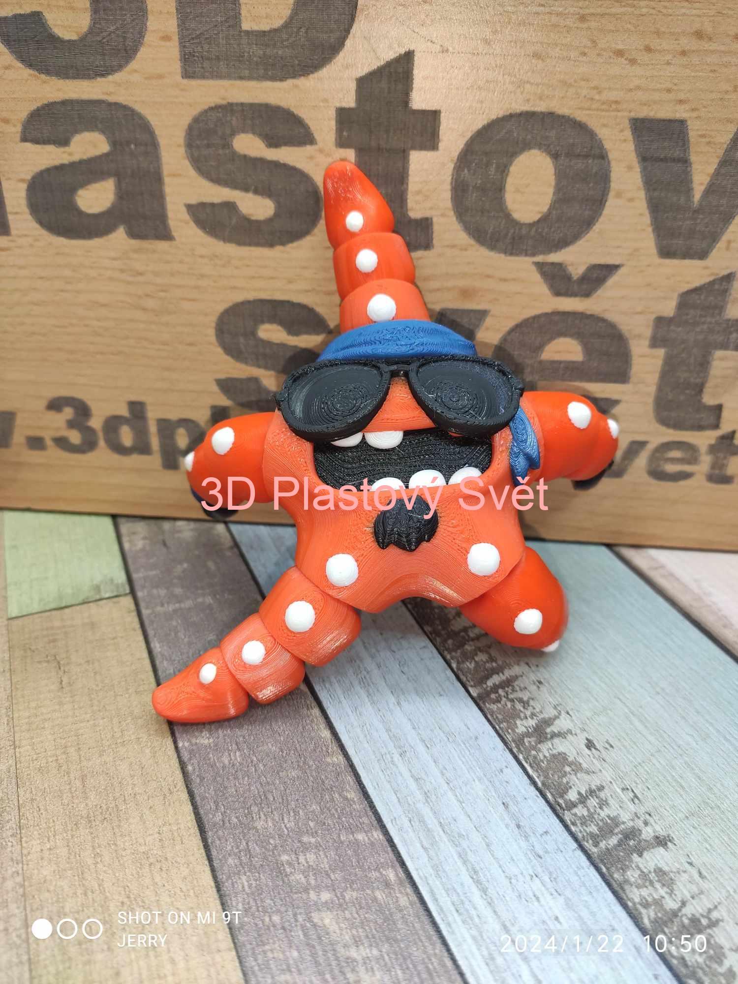 Hvězdice - hýbací - barevný