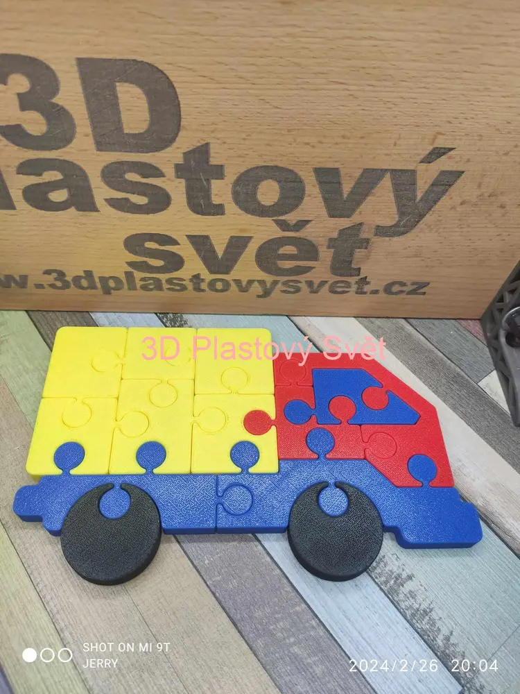 Náklaďák - puzzle