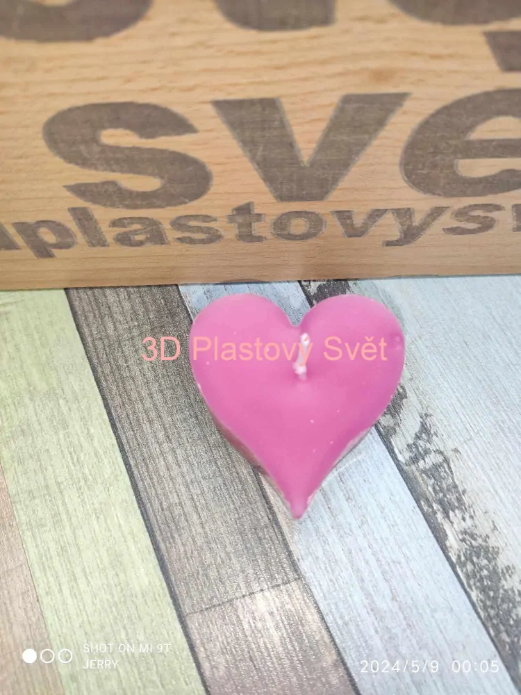 Srdíčko - svíčka