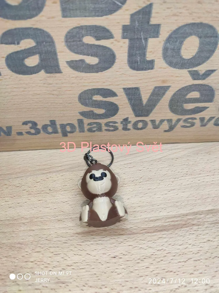 Opička - klíčenka