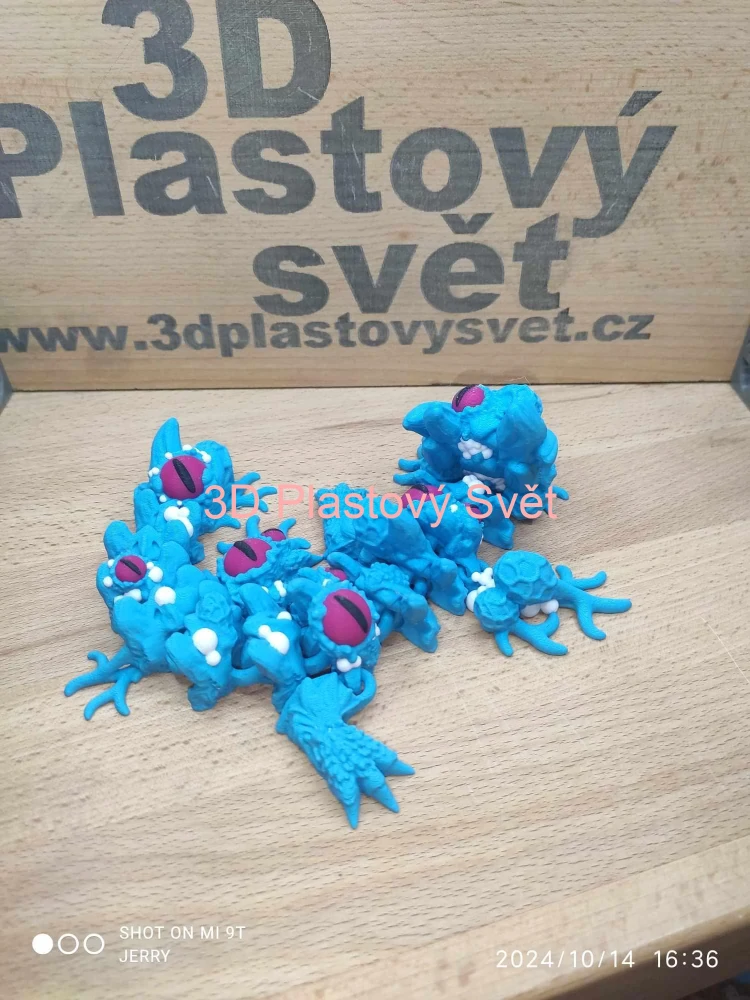 Zamořený nemocný drak