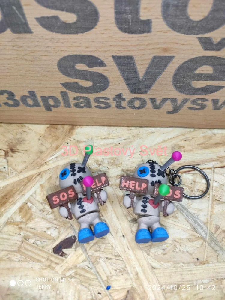 Voodoo panáček - Klíčenka