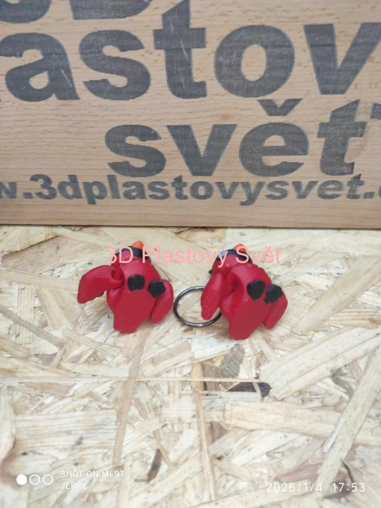 Kardinál červený (pták) - Postavička/Klíčenka