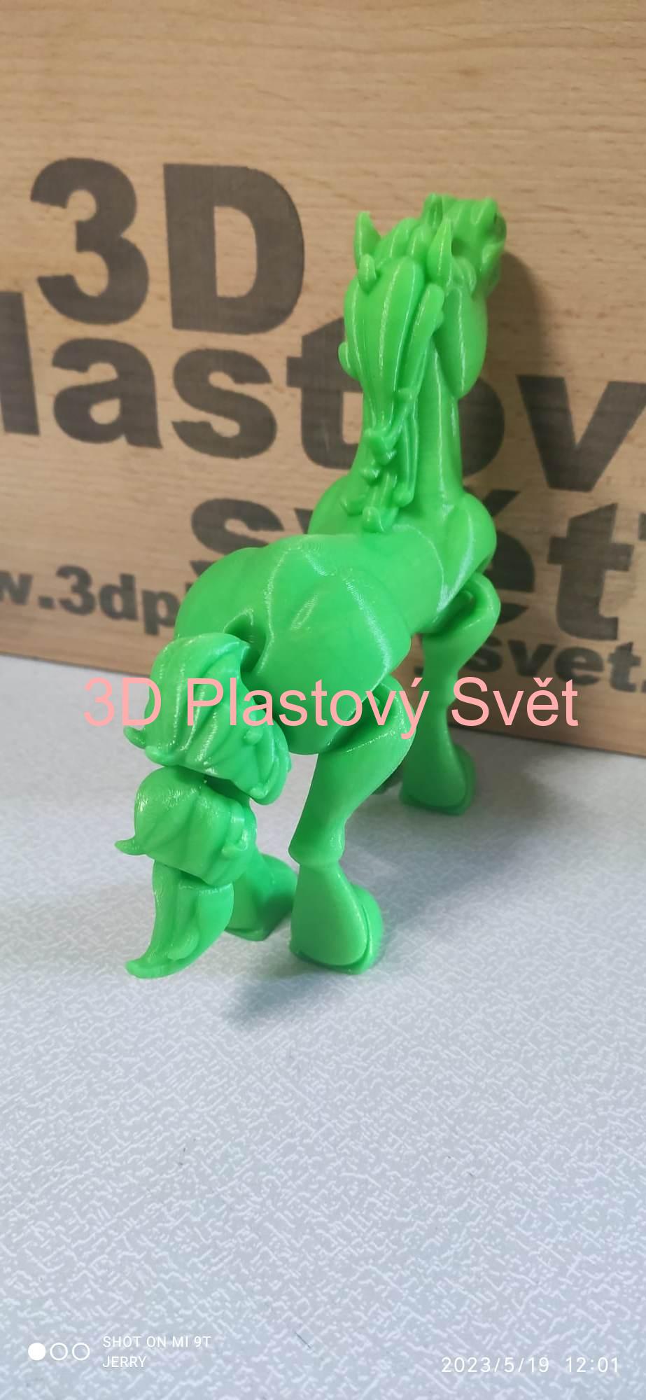 Vysmátý kůň - hýbací