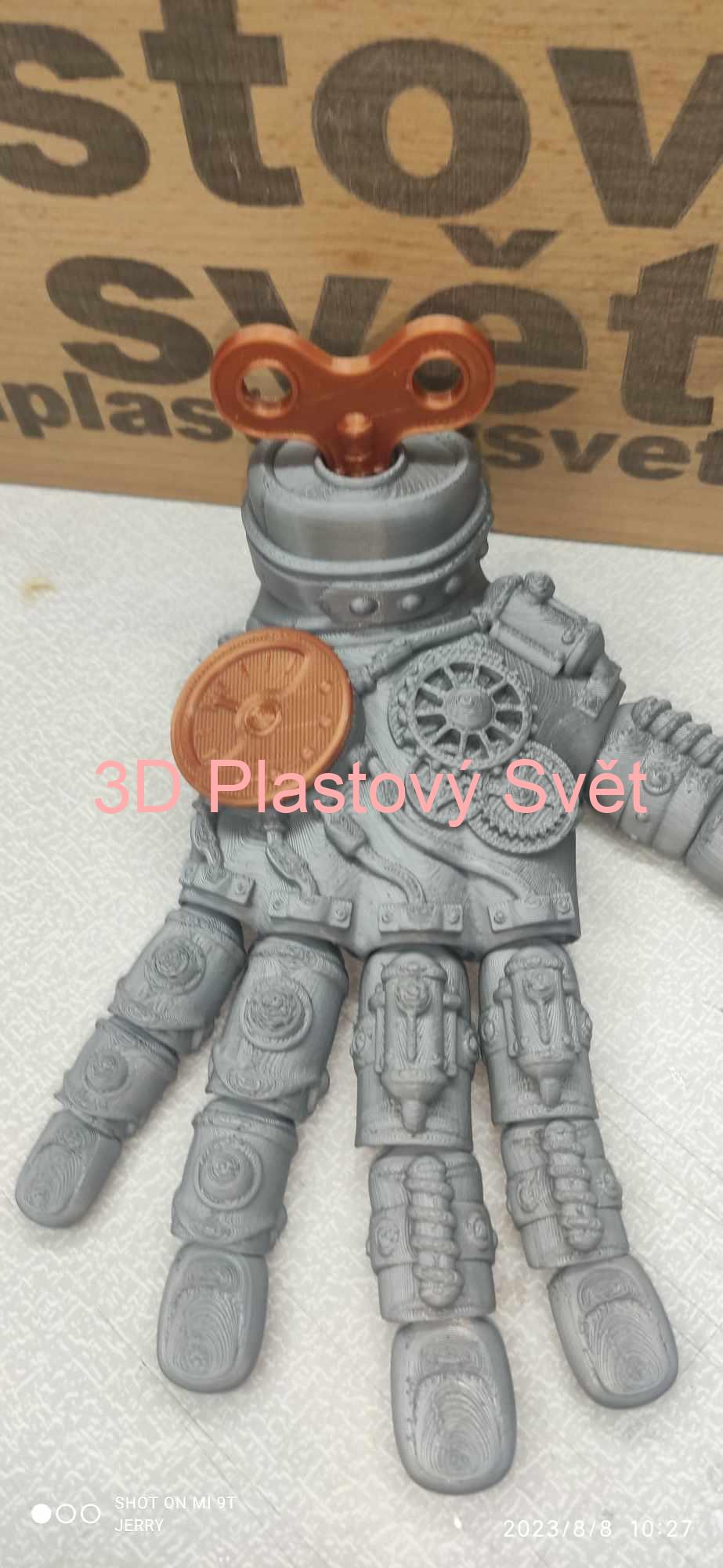 Pravá ruka - Steampunk - hýbací