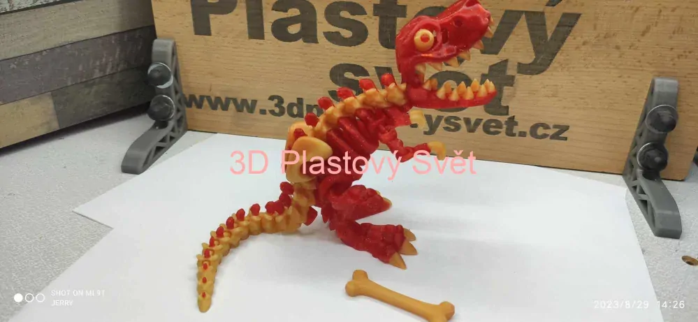 T-Rex kostra - hýbací