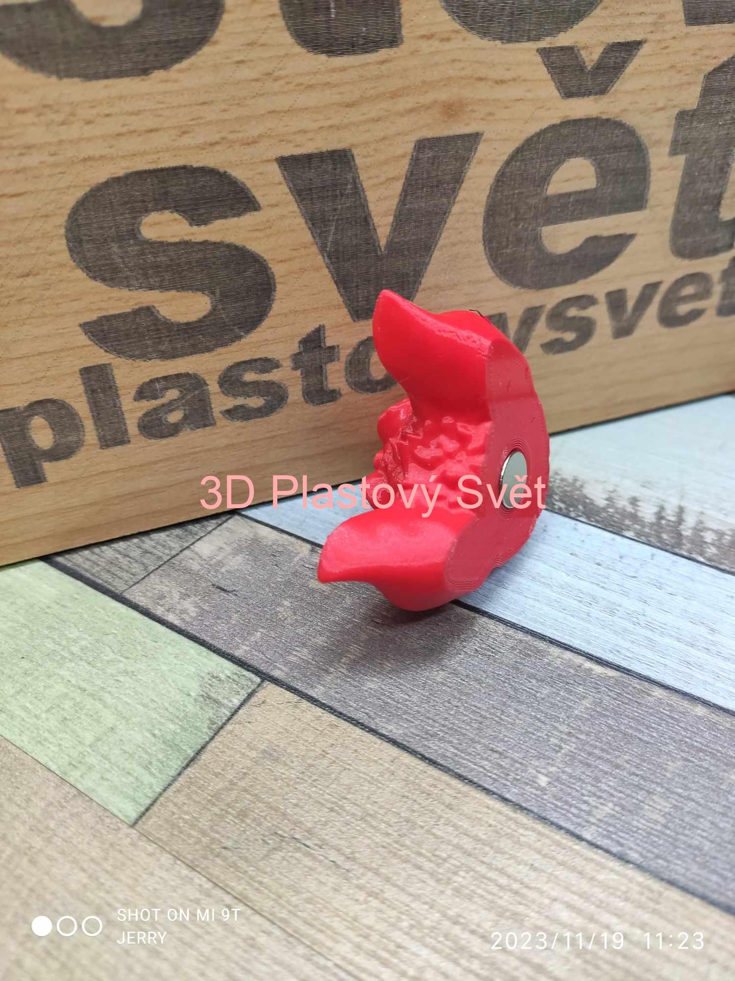 Netopýr/Kaloň hlava - magnetka