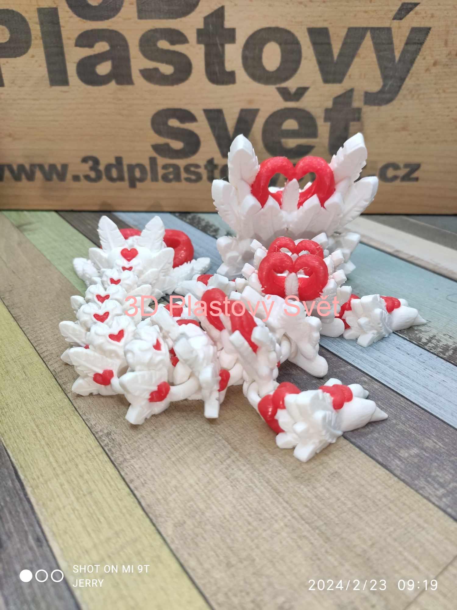 Drak ze srdíček a ptačích pírek