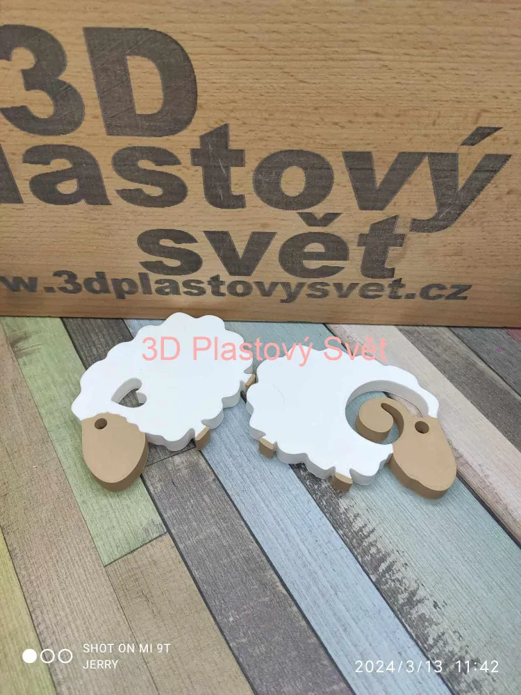 Beran a ovce - 2D postavičky