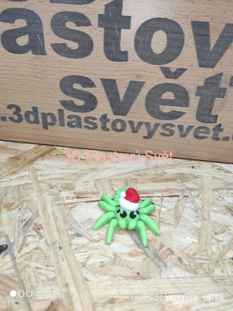 Malý pavouček s čepicí