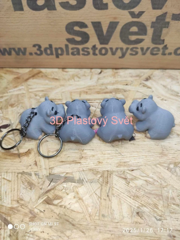 Malý hrošík - Klíčenka