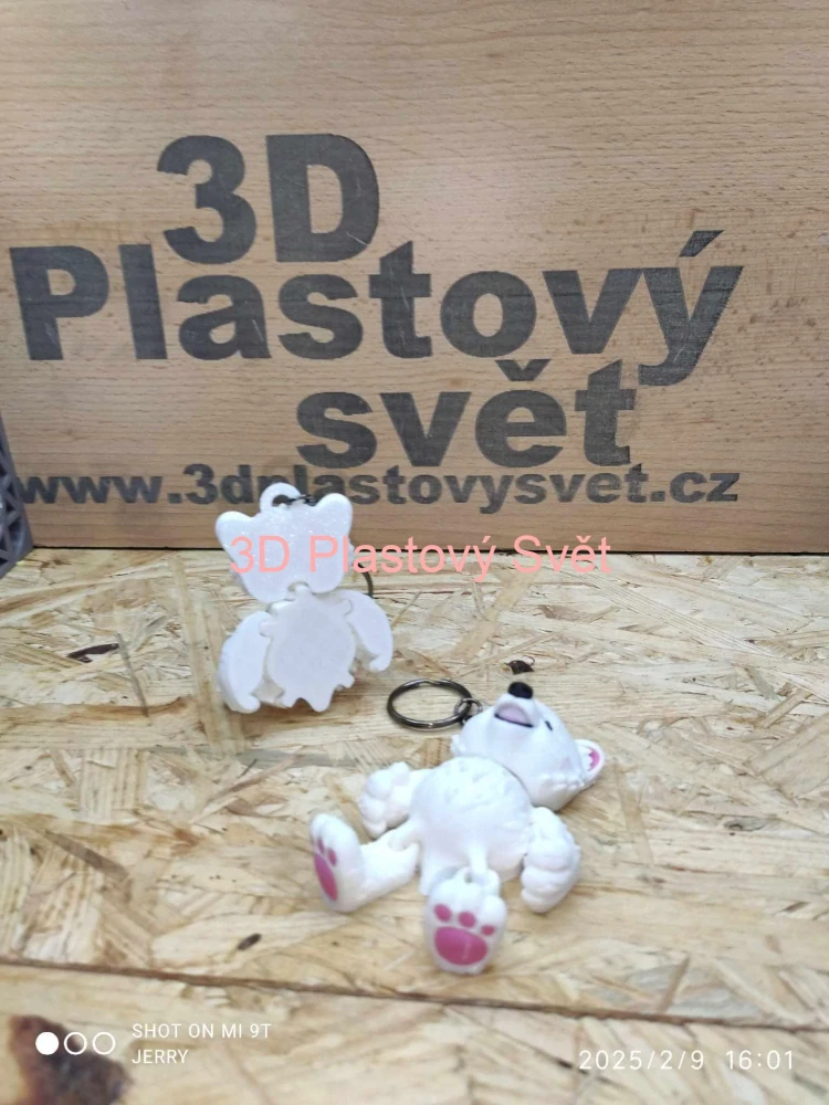 Malý lední medvěd - klíčenka