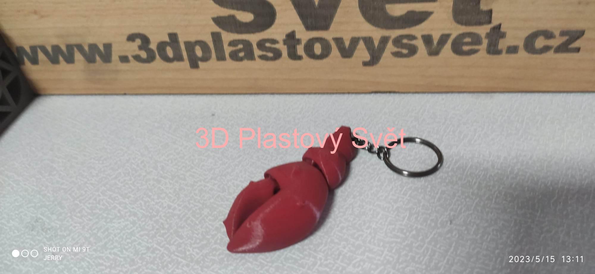 Klíčenka humří chapadlo