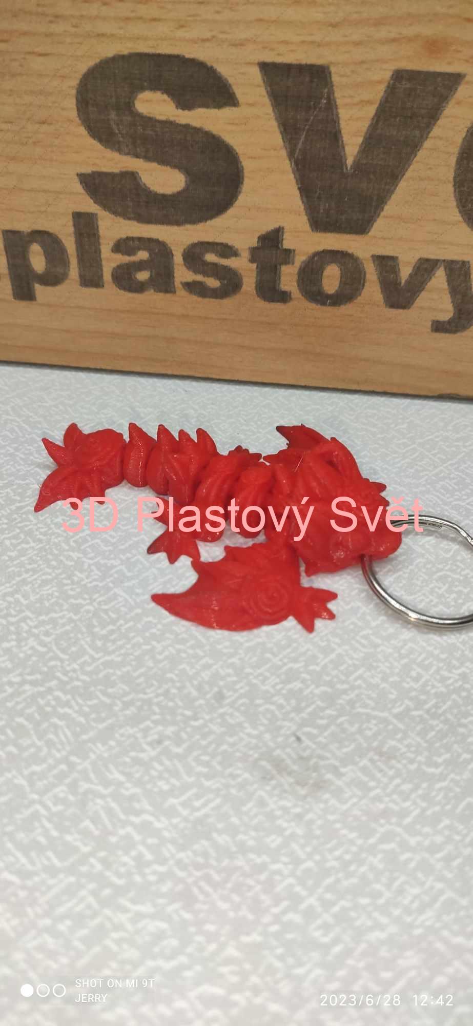 Klíčenka - Malý Wyvern - hýbací