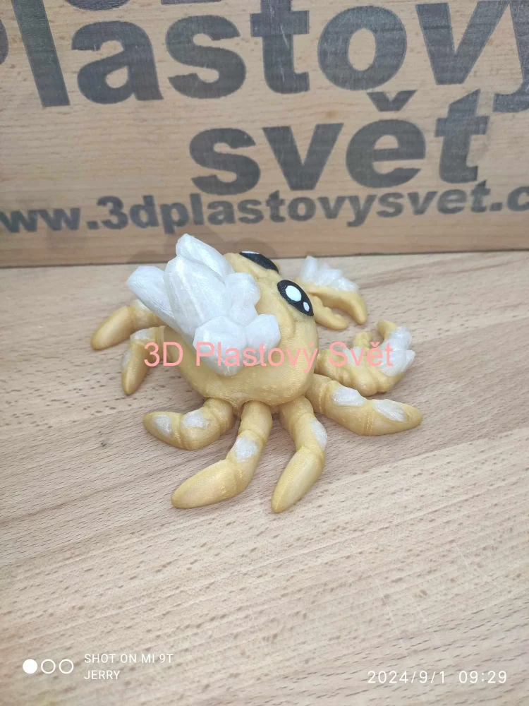 Krab s krystaly