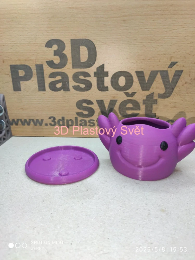 Vysmátý květináč - Axolotl