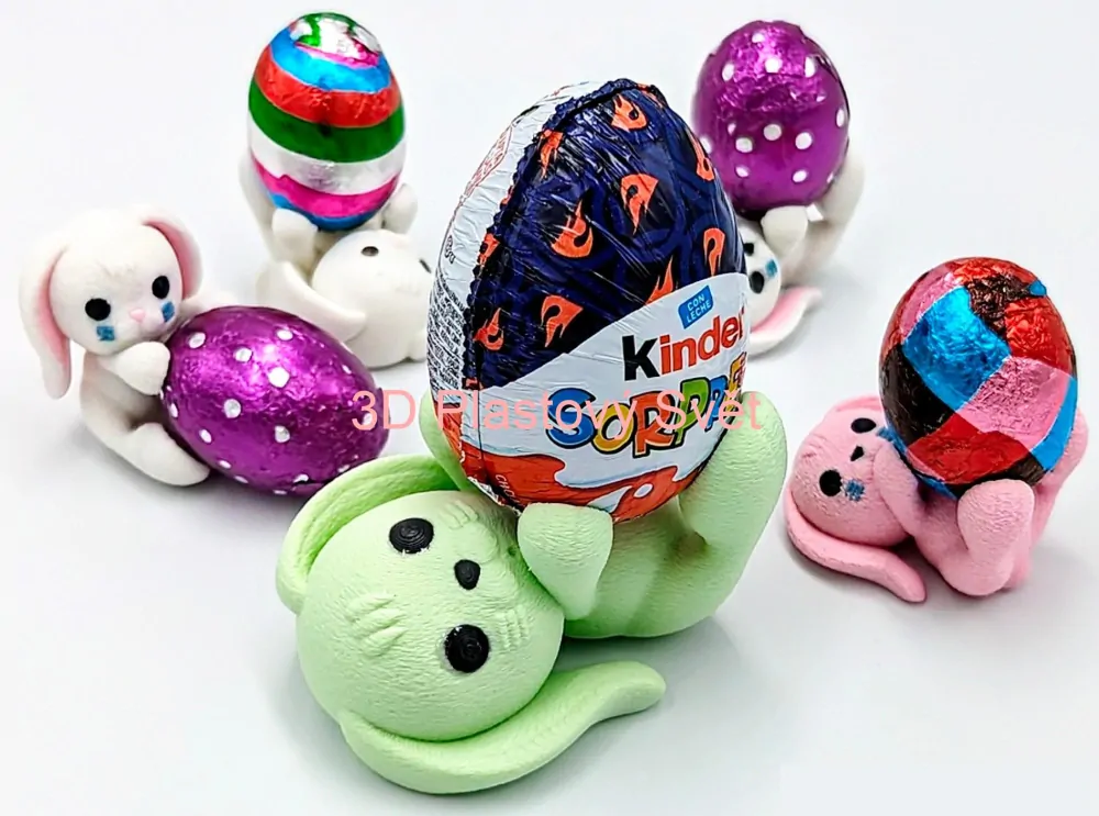 Králíček - držák Kinder vajíčka