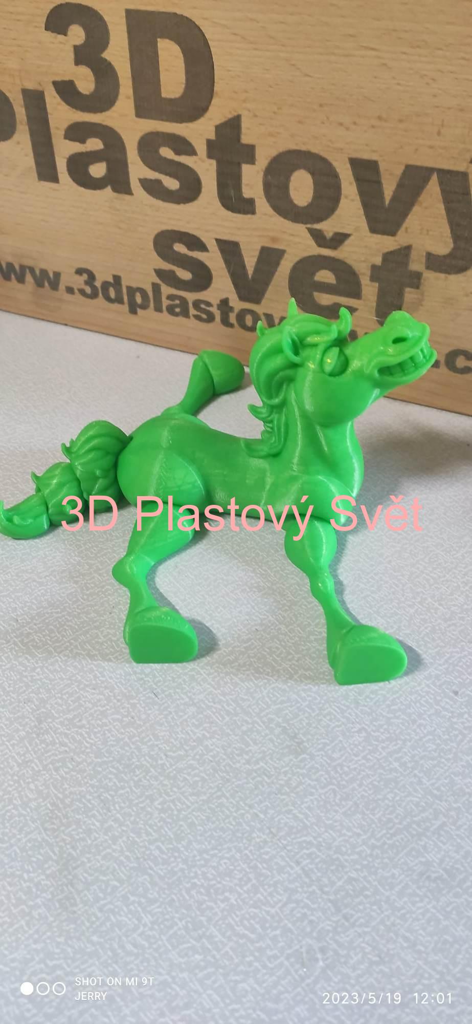 Vysmátý kůň - hýbací