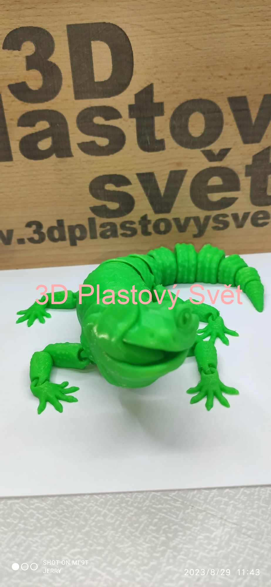 Šťastný leopardí gekon - hýbací