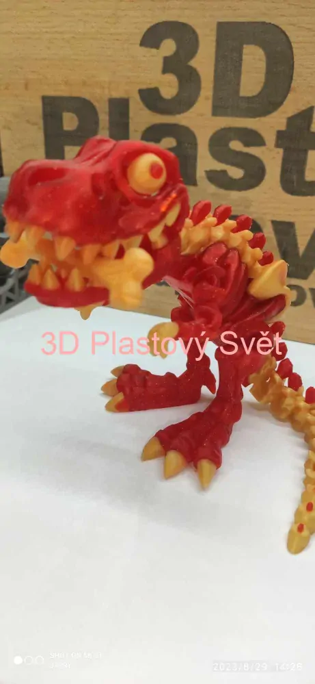 T-Rex kostra - hýbací