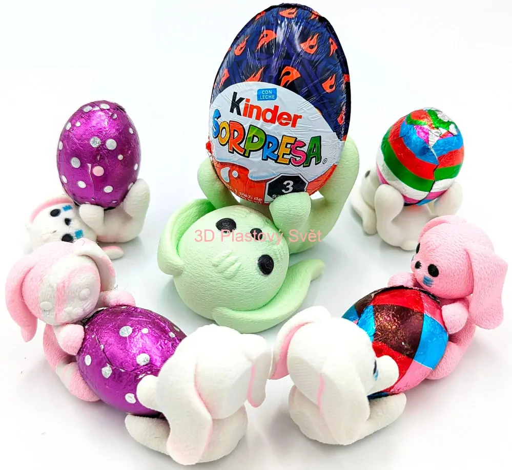 Králíček - držák Kinder vajíčka