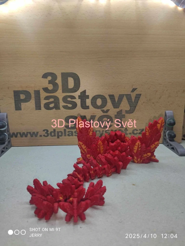 Drak z ptačích pírek - krátký