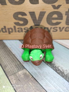 Želva - hýbací - barevný