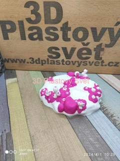 Podstavec pod kostru Stegosaura - barevný