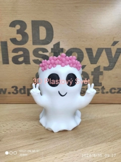 Veselý duch s kytičkami