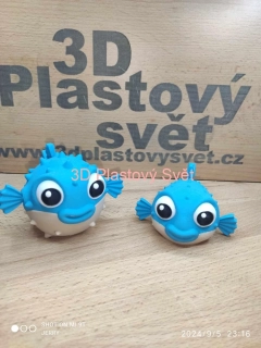 Naštvaná puffer ryba