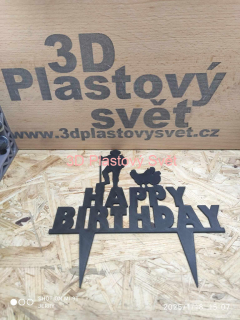Happy Birthday Farmář - 2D - zápich