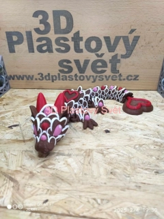 Srdíčkový perníkový drak - krátký
