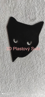 Silueta hlavy kočky