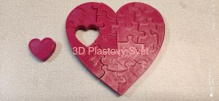 2D srdce puzzle