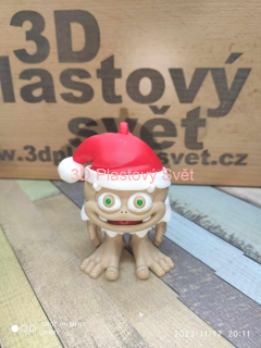 Malý vánoční Yeti 1 - hýbací - barevný