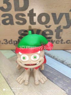 Malý vánoční Yeti 2 - hýbací - barevný